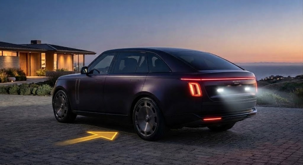 Rear View Reverse Gear Vector Lighting